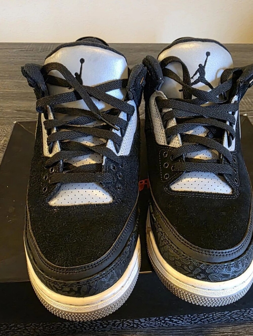 Jordan 3 Tinker SP Black Cement Size 10.5